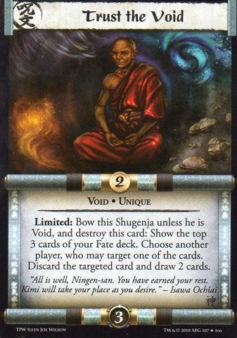 Trust the Void Ungraded L5R: The Plague War