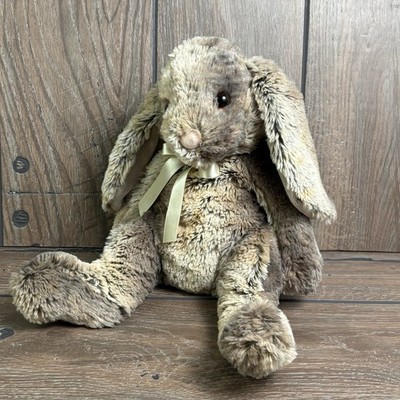 Douglas Cuddle Toys 15 inch Lux Bunny Rabbit Plush Toy Floppy Brown soft 2018