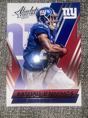 2014 Panini Absolute #100 Rashad Jennings DIE CUT Football New York Giants NFL