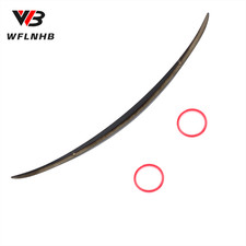 Sport Heckspoiler Lippe Schwarz Glanz F&uuml;r Mercedes C-Klasse W205 Limo Keine ABE