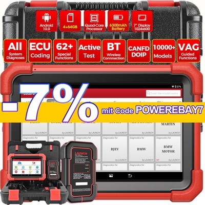 2025 LAUNCH X431 CRP919X BT KFZ OBD2 Diagnosegerät ALLE System ECU Coding DE