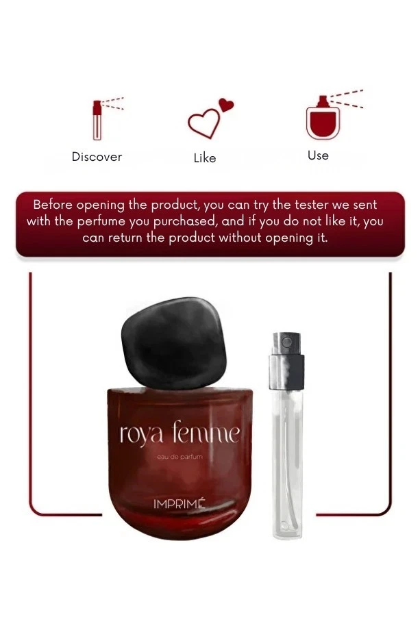 LUSTESA ROYA FEMME Eau De Parfum 50ml | Oriental, Floral, Striking Scent - Image 4 of 4
