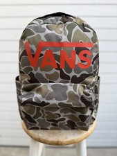 Vans Old Skool Grom Kids Backpack Loden Green Camo VN000H56ZBF NEW