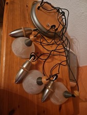 Hängelampe Pendelleuchte Holz, 3 Flammig, Rustikal, Länge 85 Cm