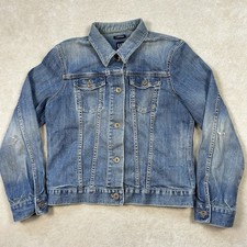 Vintage Y2K Gap Denim Jacket Womens XL Blue J...