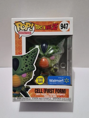 Funko Pop Draganball Z Cell (Frist Form) 947 GITD Walmart Exclusive