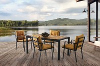 Esszimmer Essgruppe Essecke Holztisch Esstisch StüHle Set 7Tlg Gelb