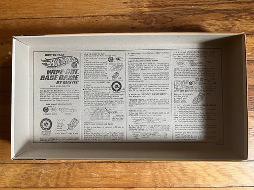 VINTAGE 1968 Hot Wheels Wipe Out Race Game COMPLETE - Picture 7 of 14