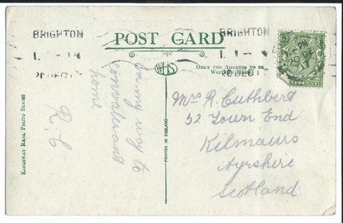 The Aquarium, Brighton RP, 1917 PMK by WH Smith, Detailed & Animated Scene - 第 2/2 張圖片