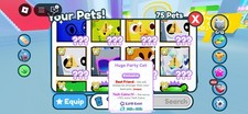 Roblox Pet Simulator X Untransferred Huge Party Cat
