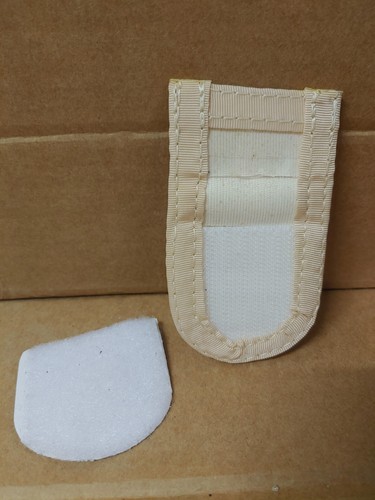 GRADY WHITE *NEW OEM* 376 IVORY SHOWER CURTAIN STRAP 3'' x 2'' #10-1181 - Picture 4 of 4