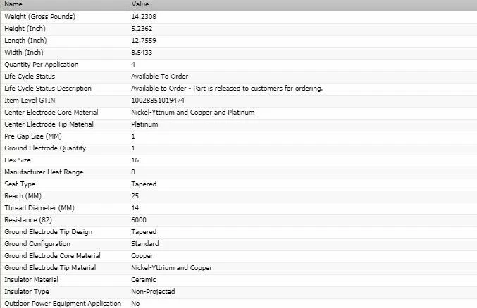 4 nuevas bujías Bosch Platinum para MAZDA 3 SPORT L4-2,0 L 2012 Foto 3 de 4