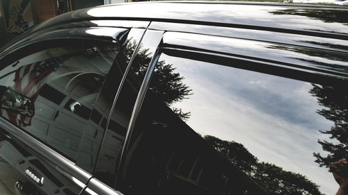 AVS Smoke Rain Guards Vent Visors In-Channel for 07-2014 Ford Edge & Lincoln MKX - Picture 3 of 5