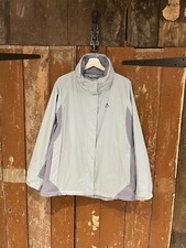 K-way Atlas 3-1 Travel Jacket Coat Fleece Blue Zipped Pockets Women’s Size Xl