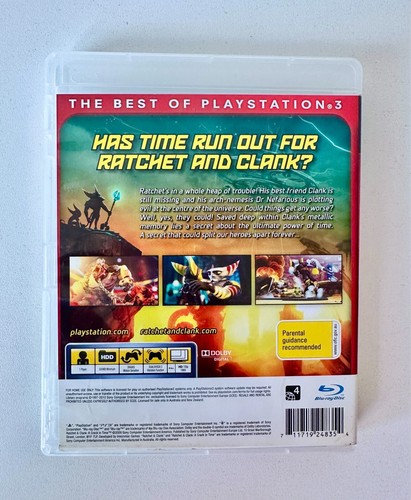 Ratchet & Clank Future A Crack in Time Artwork + Manual PS3 Playstation 3 VGC AU - Picture 2 of 3