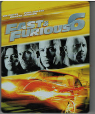 Fast Furious 6 Blu-ray/DVD 2013 2 Disc set Steelbook Edition LN