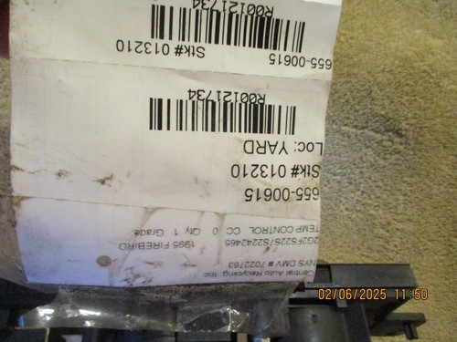 1994-1996 PONTIAC FIREBIRD FACTORY OEM CLIMATE CONTROL ASSEMBLY TESTED - Picture 8 of 12