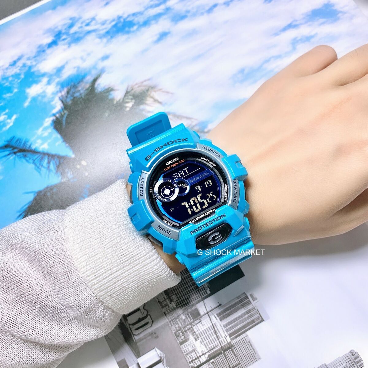 ⭐レア⭐G-SHOCK GLS-8900-2JF G-LIDE メタリックブルー