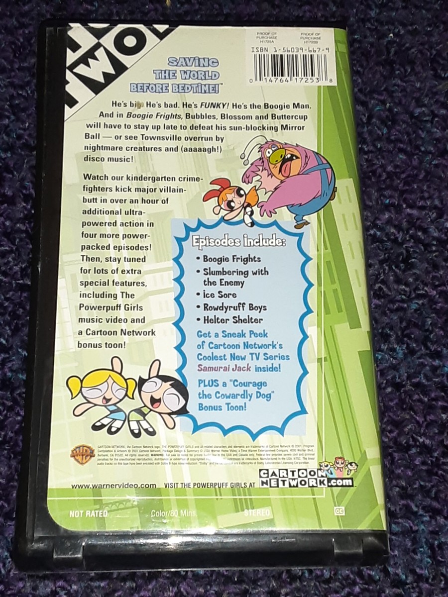 Powerpuff Girls VHS Lot Of 2 Birthday Bash Boogie Frights
