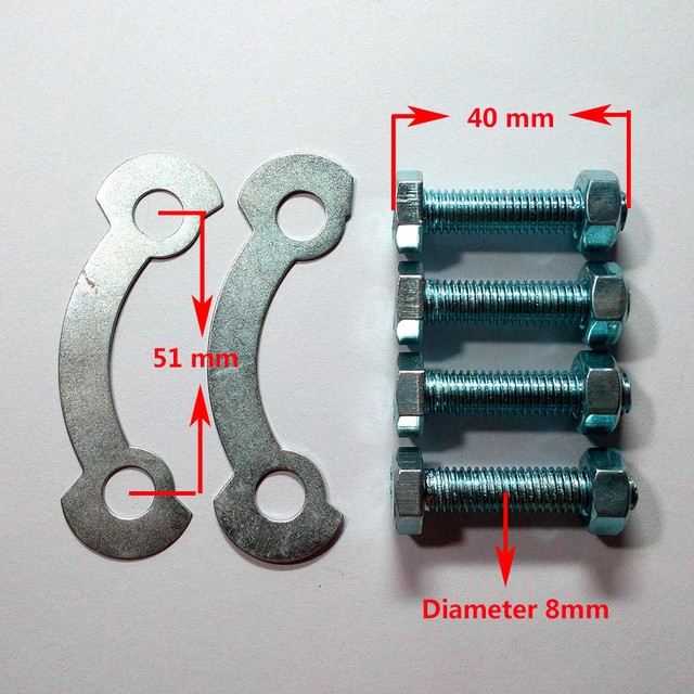 Rear Sprocket Lock Tab bolt Locking Plate Set 70 90 125cc eBay