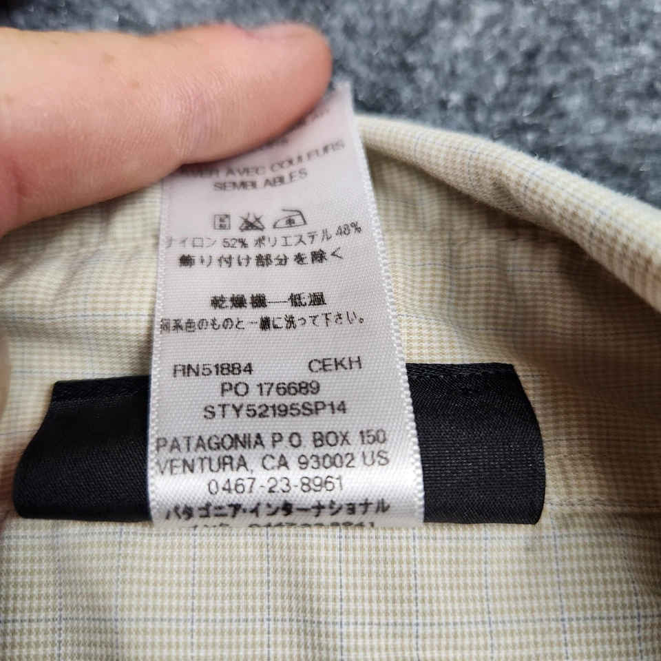 Patagonia Sun Stretch Shirt Mens XXL Performance Fly Fishing Outdoor Lightweight - Image 4 of 4