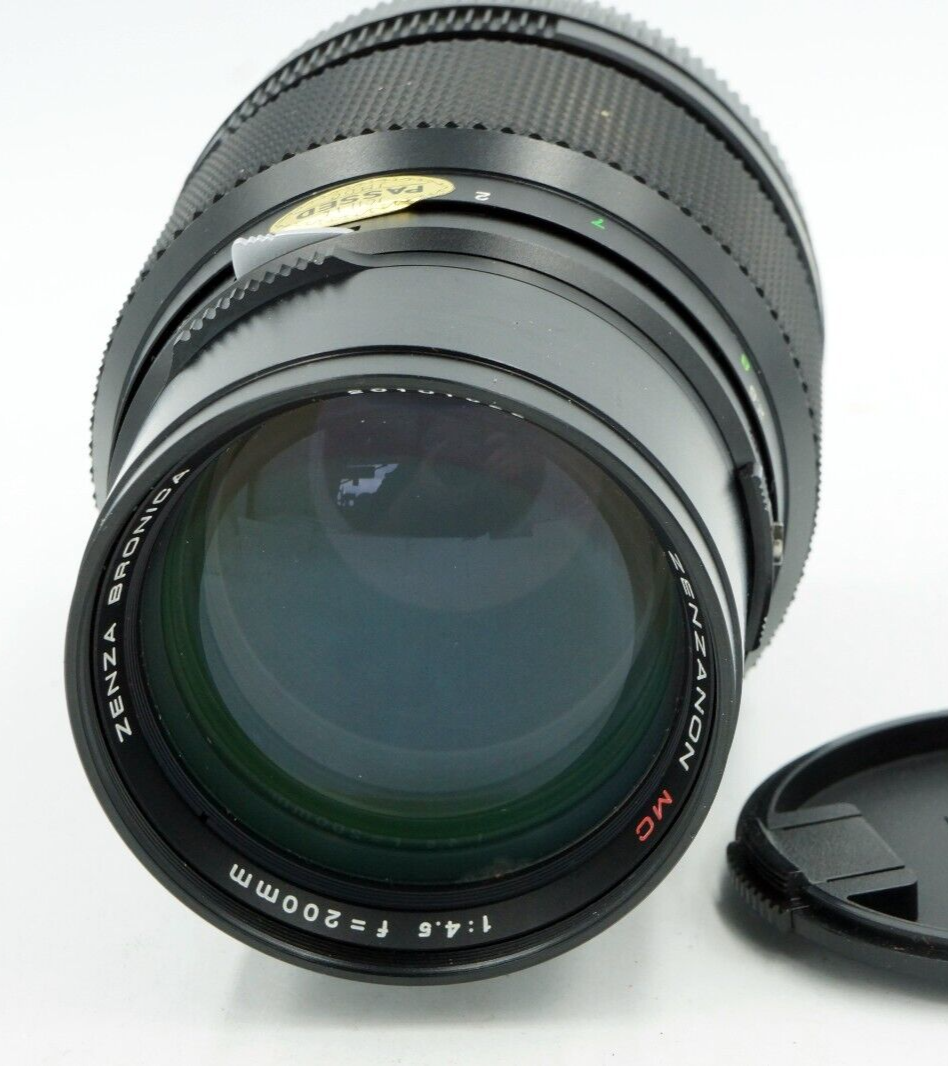 ゼンザブロニカ ZENZANON MC 200mm F4.5 ETR Bronica ETR Zenzanon MC 200mm F4.5 for ETR Cameras Excellent