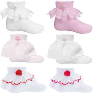 baby frilly socks