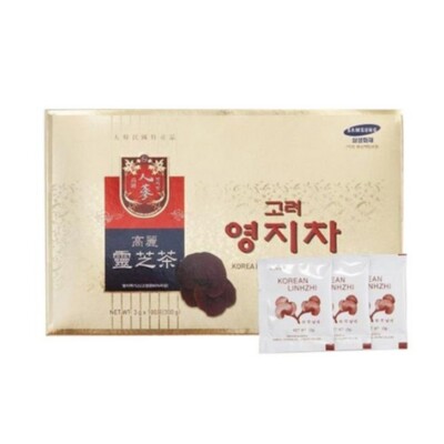 Korea Lingzhi Mushroom Tea | 100 Sticks | Reishi Herbal Extract Drink