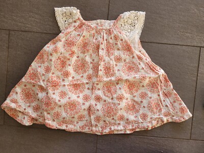 Kleid F&F 12 bis 18 Monate Blumen