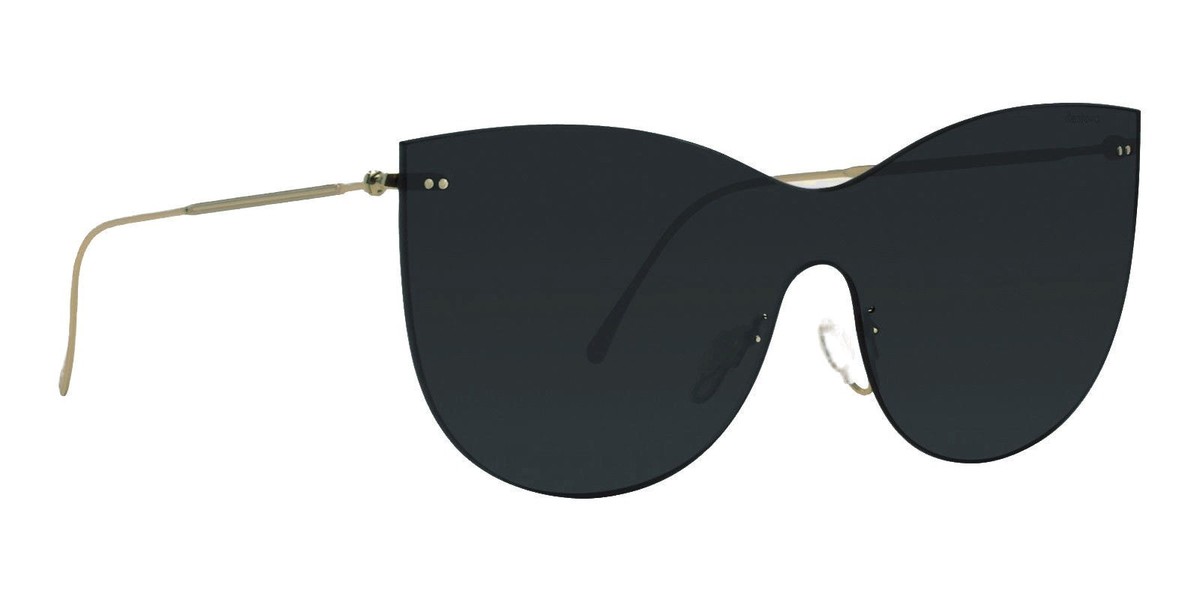 NEW ILLESTEVA women\'s boca mask sunglasses in grey Boca Sunglasses by Illesteva | Rent the Runway main image 3