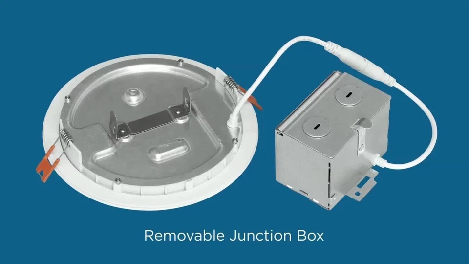 Progress Lighting 7 in. 3000K White Integrated LED Recessed Trim - Image 2 of 4