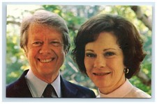 Postcard President Jimmy Carter and First Lady Rosalynn UNP