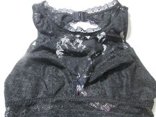 Victoria Secret Bra Size XS Black Wireless Unlined Adjustable Bralette Lace