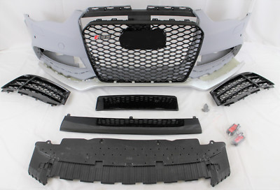 for 2013 -17 A5, S5 B8.5 RS5 style front bumper grille valance conversion set