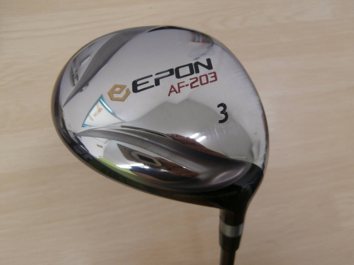 Golf Fairway Wood EPON AF-203 KUROKAGE XT70 (S) 3W JAPAN | eBay