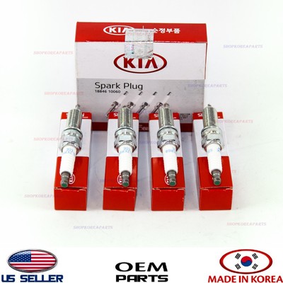 SPARK PLUGS 4PС! SET Genuine! RIO SOUL Accent Veloster 1.6L 2012-2017 1884610060