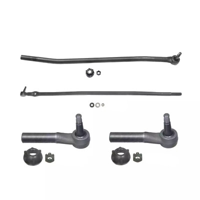 Kit Steering Parts 2 Drag Link 2 Tie Rod Ends  Ford F350 4WD 85-97