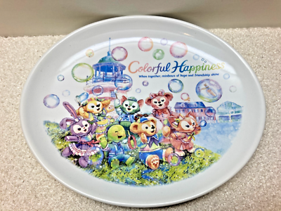 その他 Tokyo Disneyland 20th Anniversary Plate Japan Tokyo DisneySEA Duffy 20th Anniversary Colorful happiness