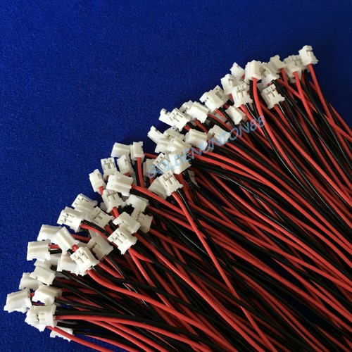 100 piezas JST PH 2 pines conector cable 150 mm UL1007 26AWG paso 2,0 mm para batería - Imagen 2 de 3
