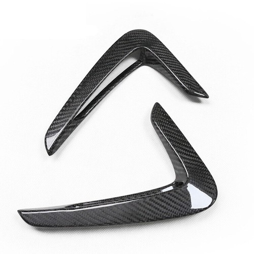 Real Carbon Fiber Side Fender Air Flow Vent Decor Cover Trim For BMW F32 F33 F36 - Picture 8 of 10
