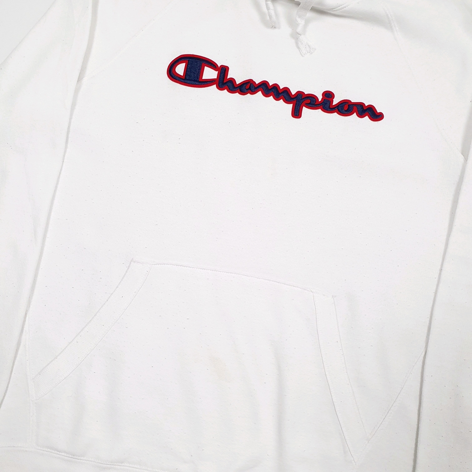 CHAMPION Hoodie Spellout Cotton Jumper Sweatshirt Mens M image 4