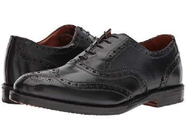 Black Leather Oxfords Shoes 