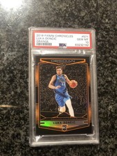 2018 Panini Obsidian Luka Doncic Rookie Orange Refractor /149 Psa 10 GEM MT RC