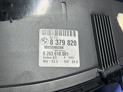 BMW E36 Petrol Speedometer Instrument Cluster 87001305 88311221 