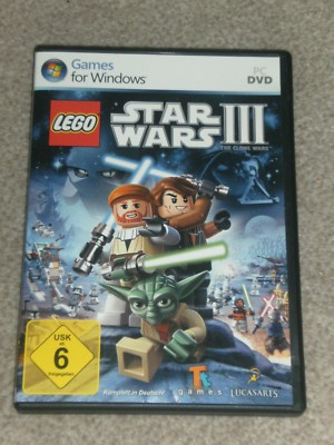 LEGO STAR WARS III, PC DVD; Games for Windows, USK 6 `` LUCASARTS **
