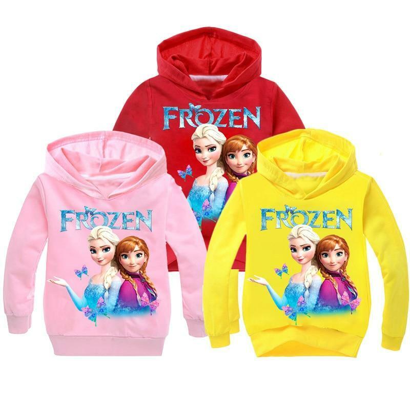 Sweatshirt Kids Baby Girl Toddler Frozen 2 Elsa Anna Printing Hoodies  Cartoon | eBay