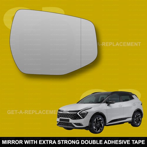 For Kia Sportage wing mirror glass 2223 Right Driver side with Blind