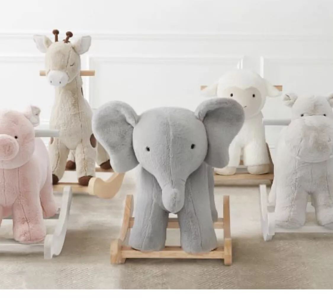 pottery barn rocking Elephant eBay