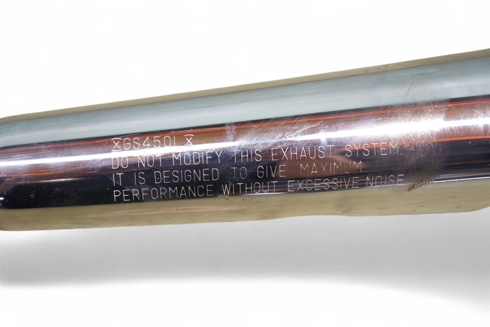 1980 铃木 GS450L 左侧消声器排气管 #5 * 2628 — 第 2/4 张图片