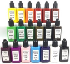 LURE FACTORY LIQUID PLASTISOL PIGMENTS 27 COLOURS SOFT PLASTIC LURE MAKING